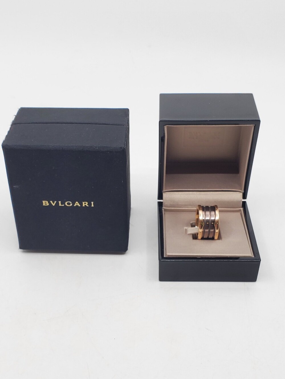 Bulgari B.Zero 1 Roma 4-band Ring 18KT Rose Gold And Bronze Ceramic